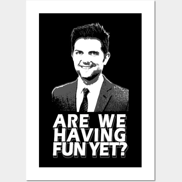 Adam Scott Are We Having Fun Yet? Wall Art by Ladybird Etch Co.